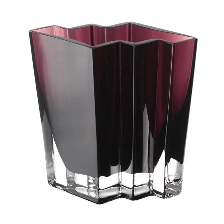 Amethyst Chevron Vase
