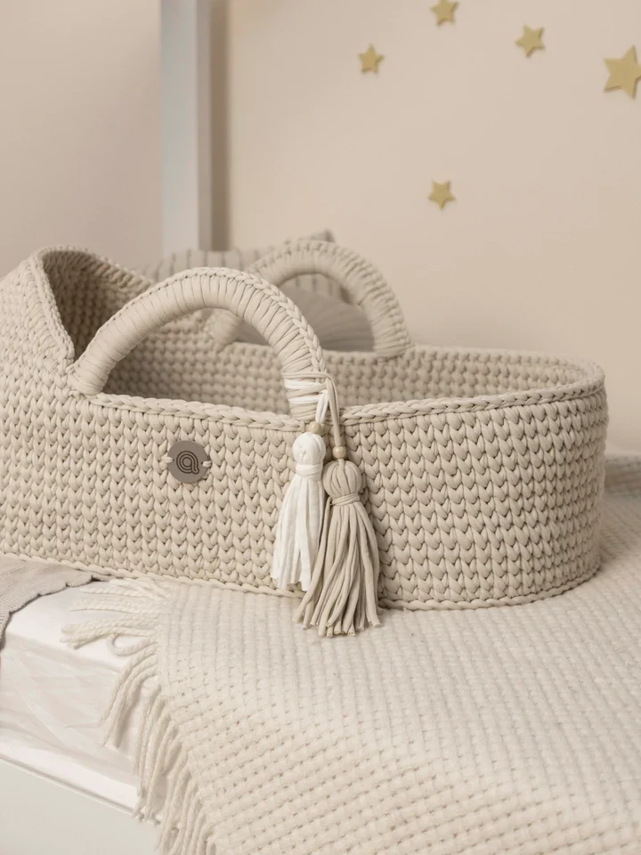 Baby Moses Basket with Round Hood - Standard - Image 5