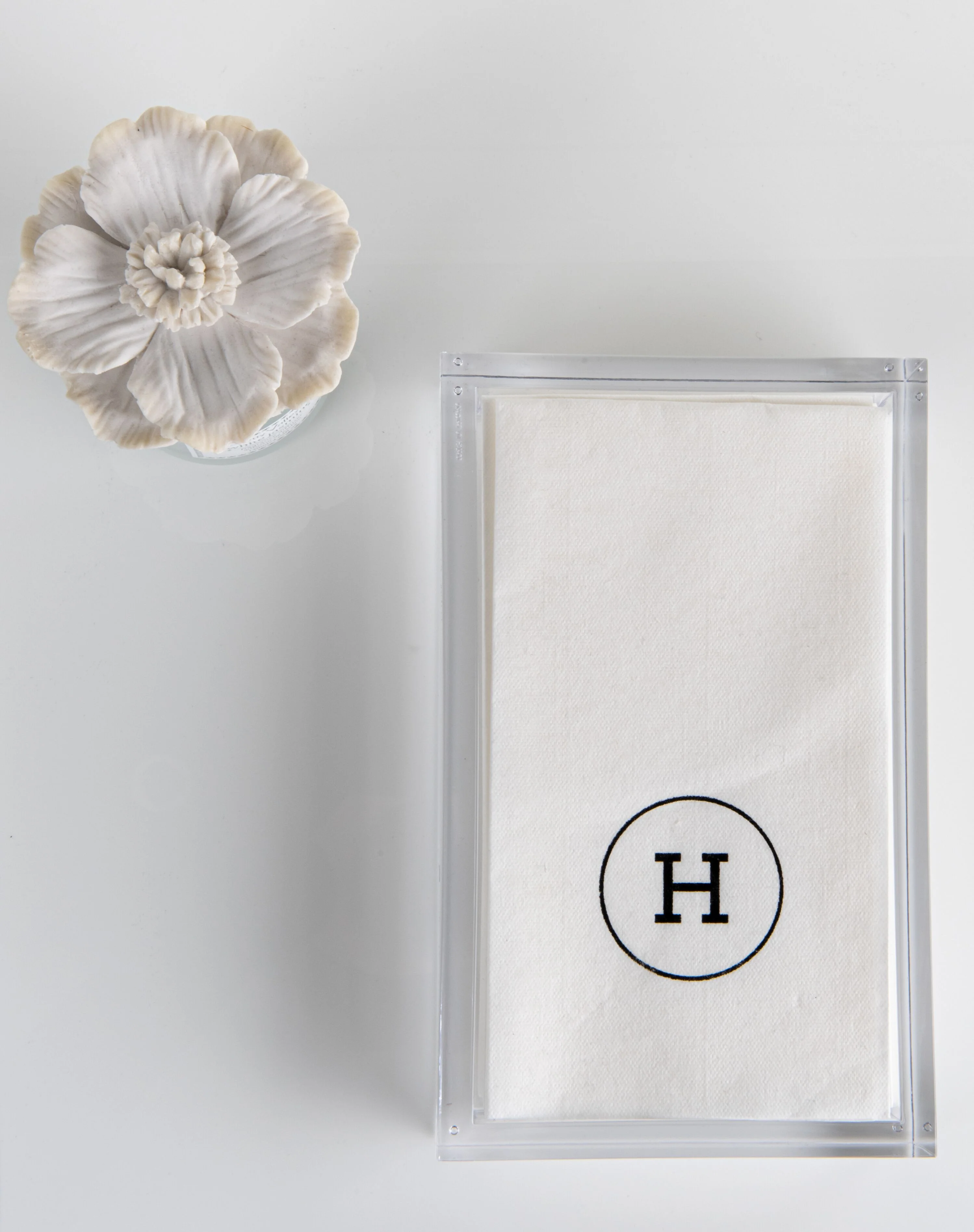 Black Circle Airlaid Napkins - Image 5