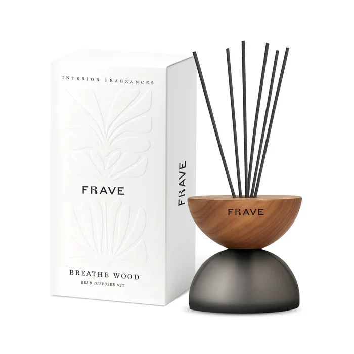 Breath Wood Frosted Glass Diffuser - Bliss