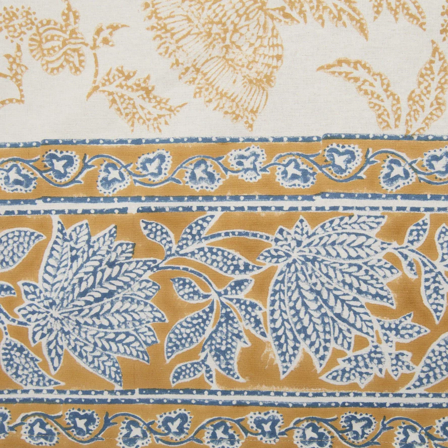 Chloe Blue & Brown Tablecloth - Image 6
