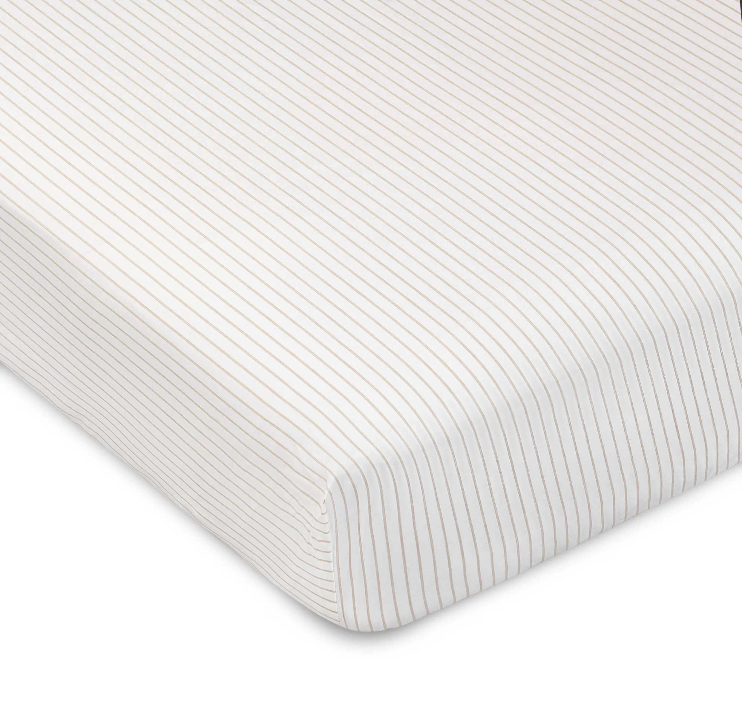 DH Beige Pinstripe Fitted Sheet