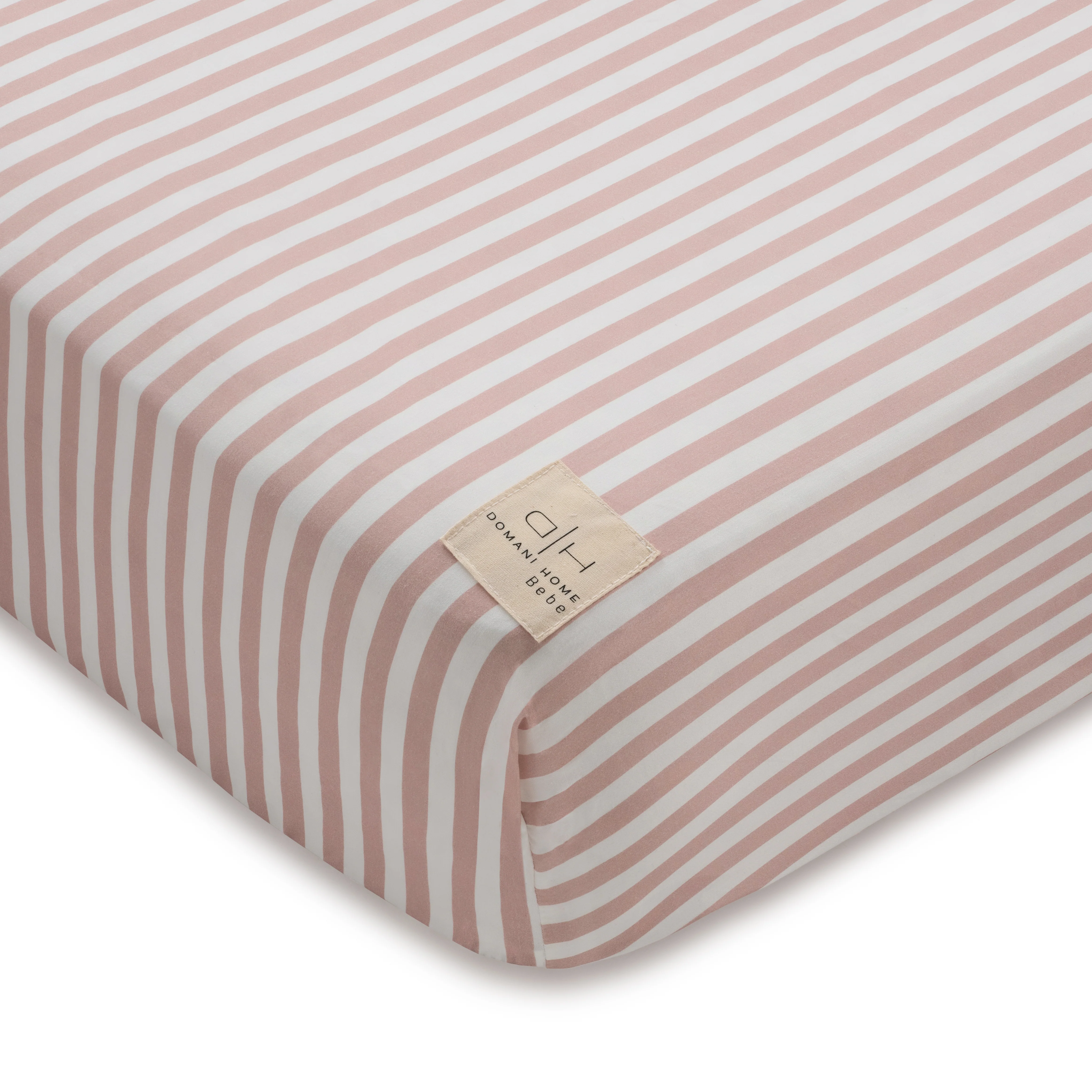 DH Block Stripe Crib Sheet - Image 2