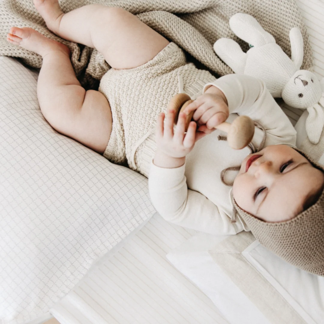 DH Brunello Sand Baby Blanket - Image 3