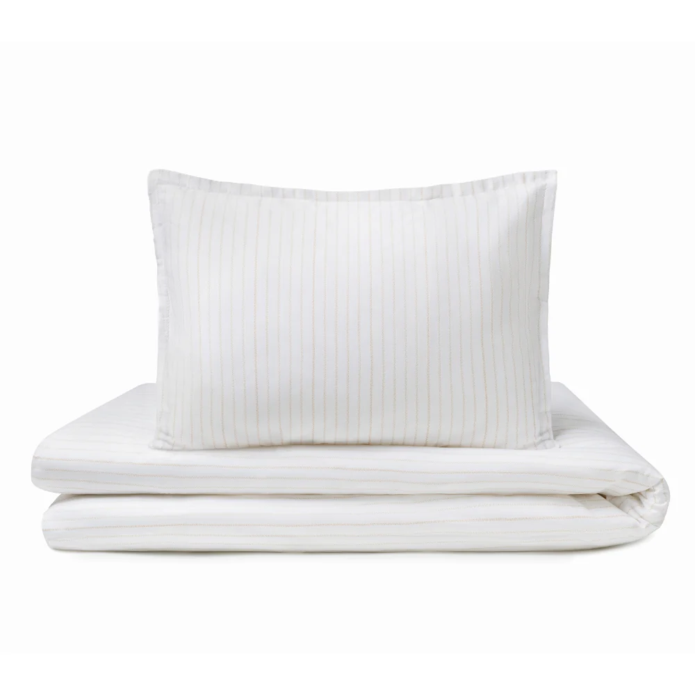 DH Golden Stripe 3PC Crib Set - Image 3