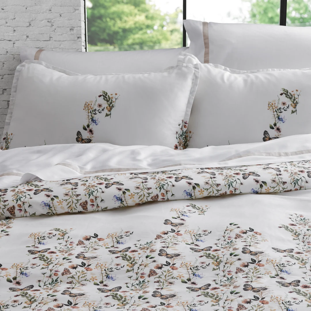 DH Jouy Papillon Linen Set 4PC - Image 2