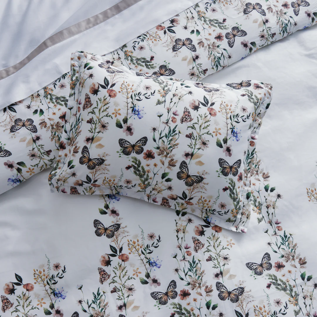DH Jouy Papillon Linen Set 4PC - Image 3