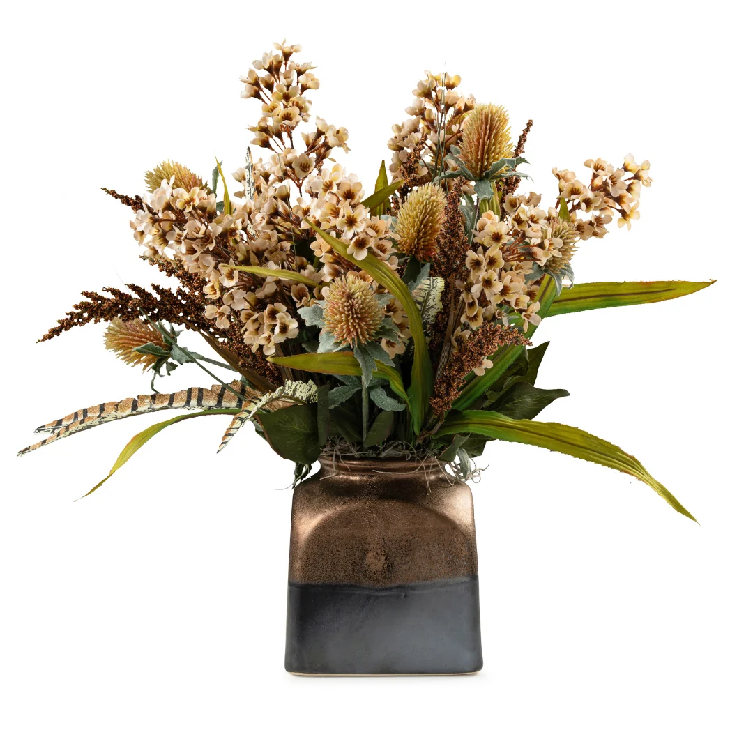 DH Rustic Thistle Blossom Floral Arrangement - Image 2