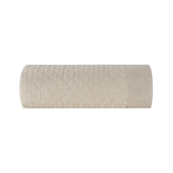 Hudson Linen Quilted Coverlet - Image 4