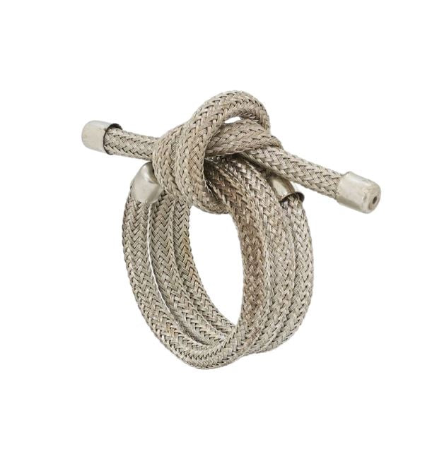 Knotted Rope Napkin Ring 4PC - Image 3