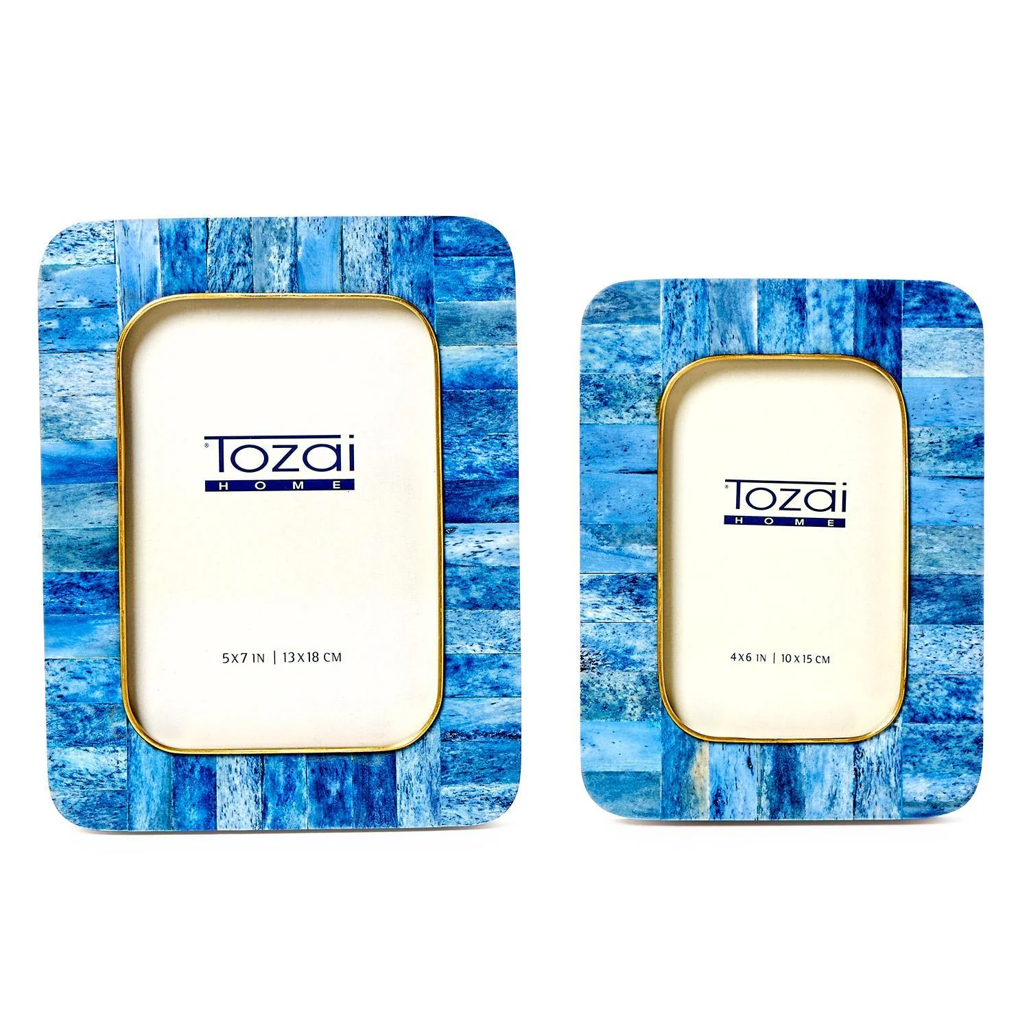 Set of 2 Mosaic Round Edge Photo Frame - Image 3