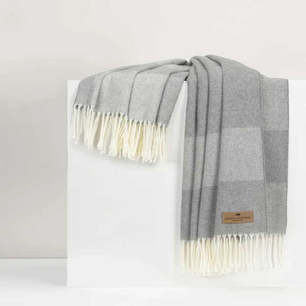Landsdown Under Hampton Plaid Herringbone Throw - Image 6