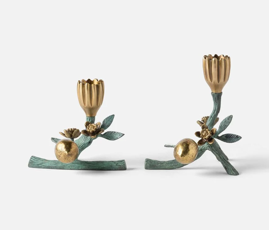 Set of 2 Bernadette Candle Holder - Image 2
