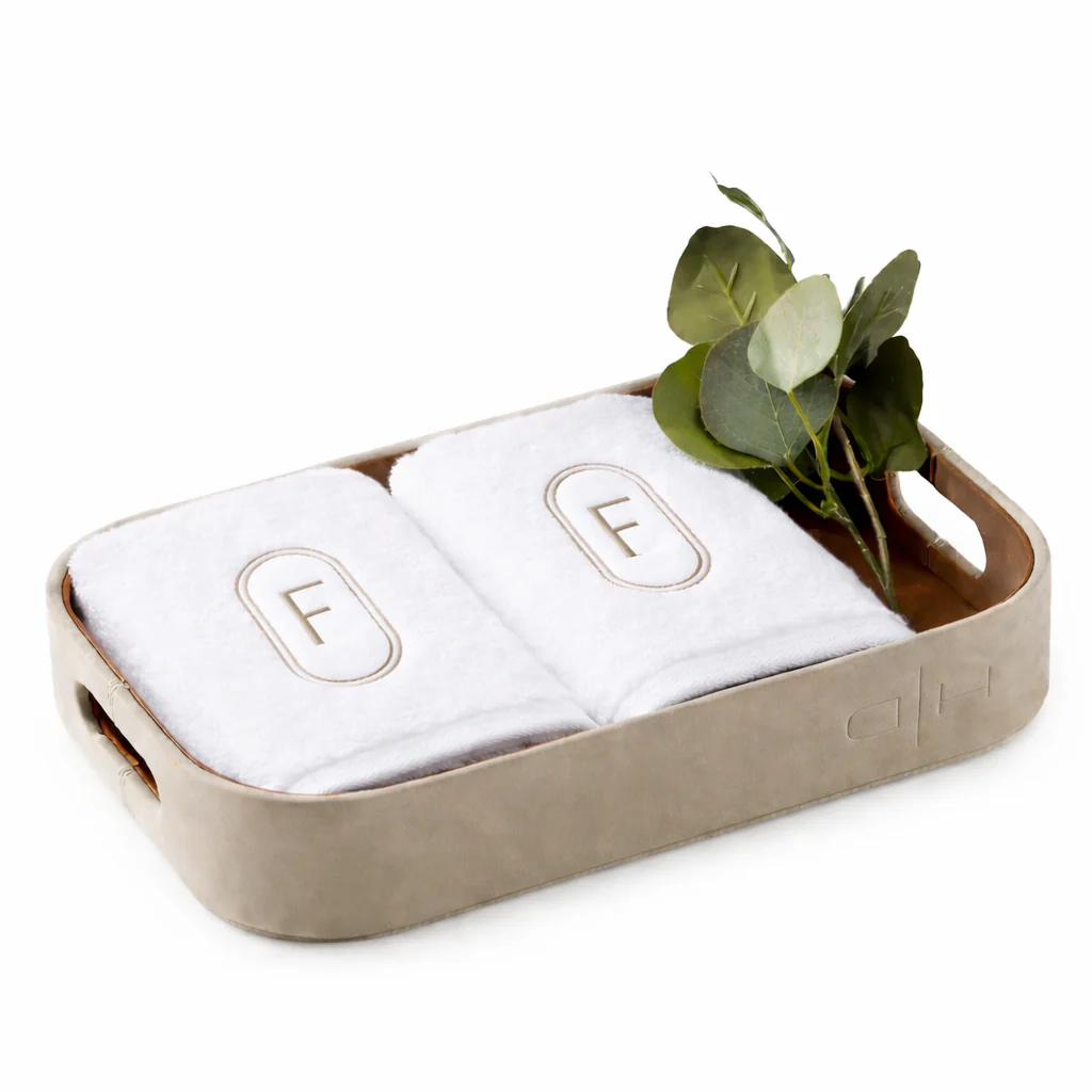 Suede Oval Monogram Gift Set - Image 10