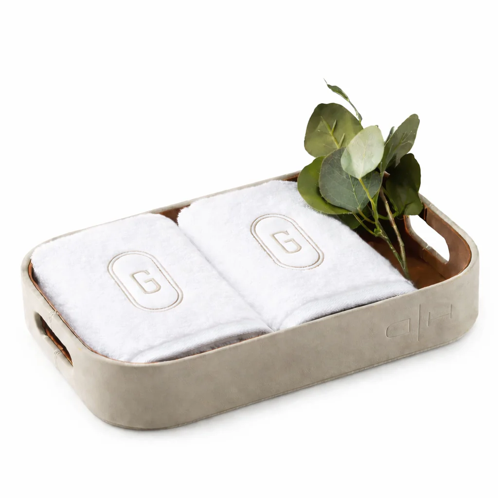 Suede Oval Monogram Gift Set - Image 11