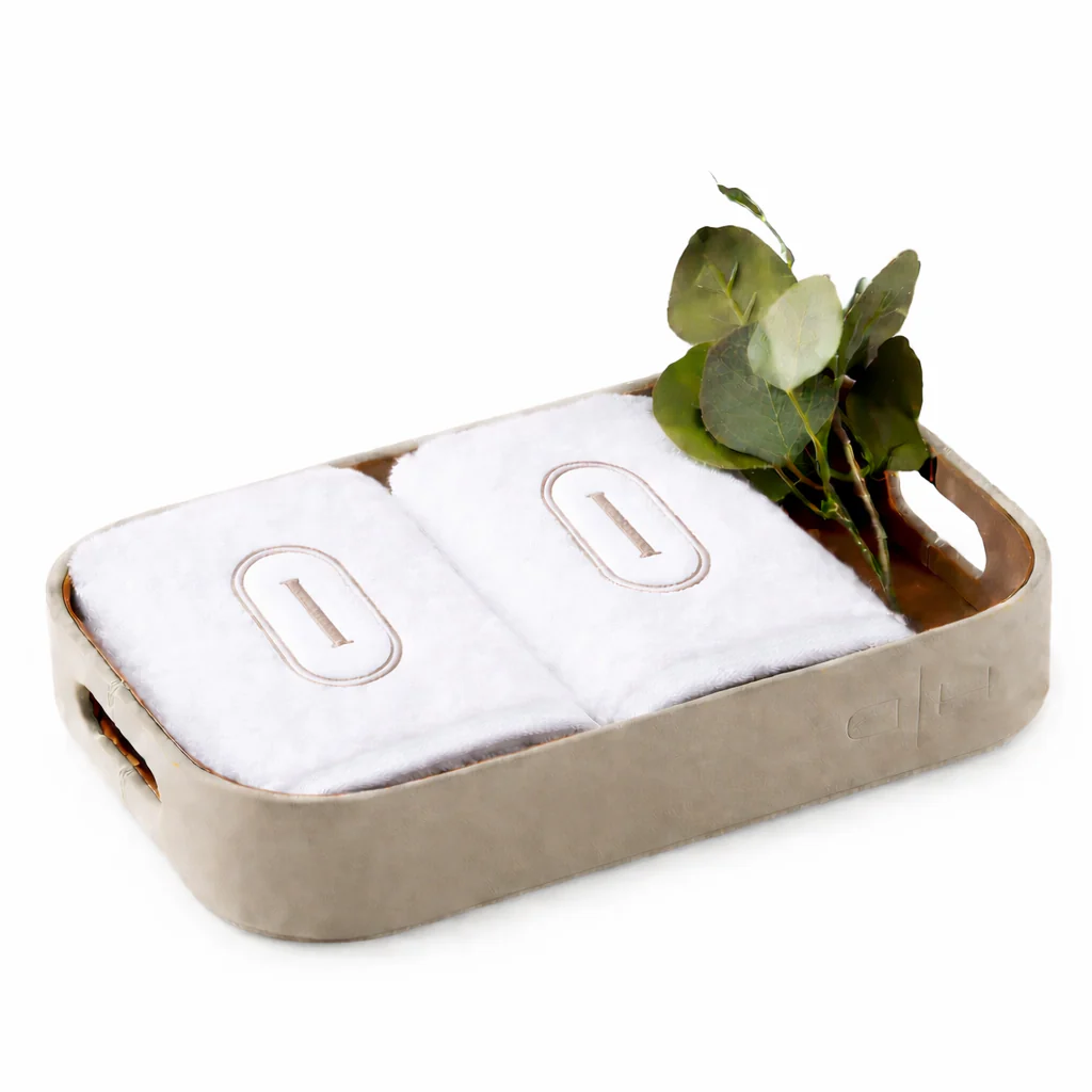 Suede Oval Monogram Gift Set - Image 12
