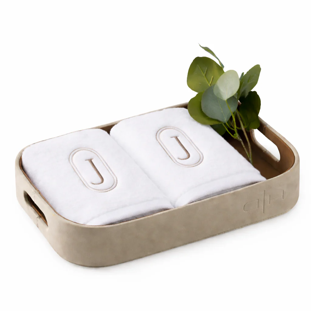 Suede Oval Monogram Gift Set - Image 14