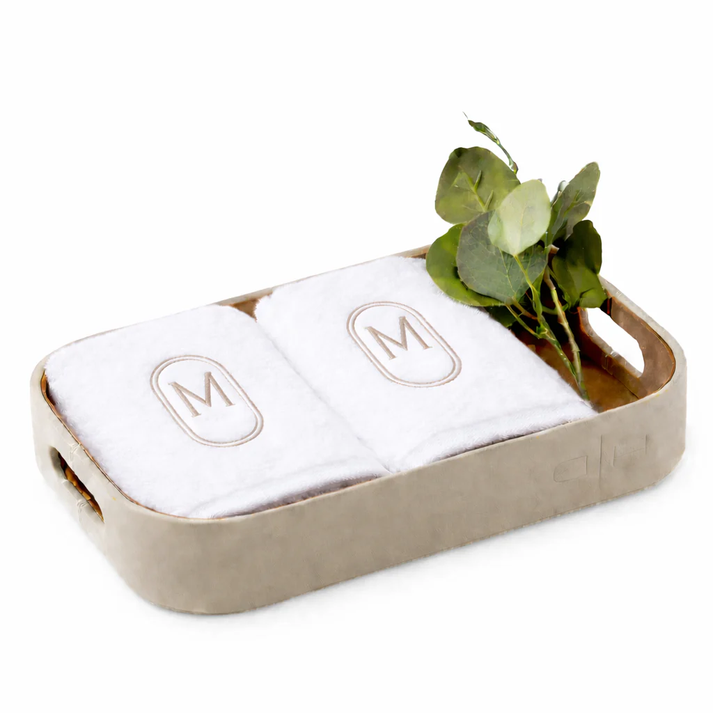 Suede Oval Monogram Gift Set - Image 17