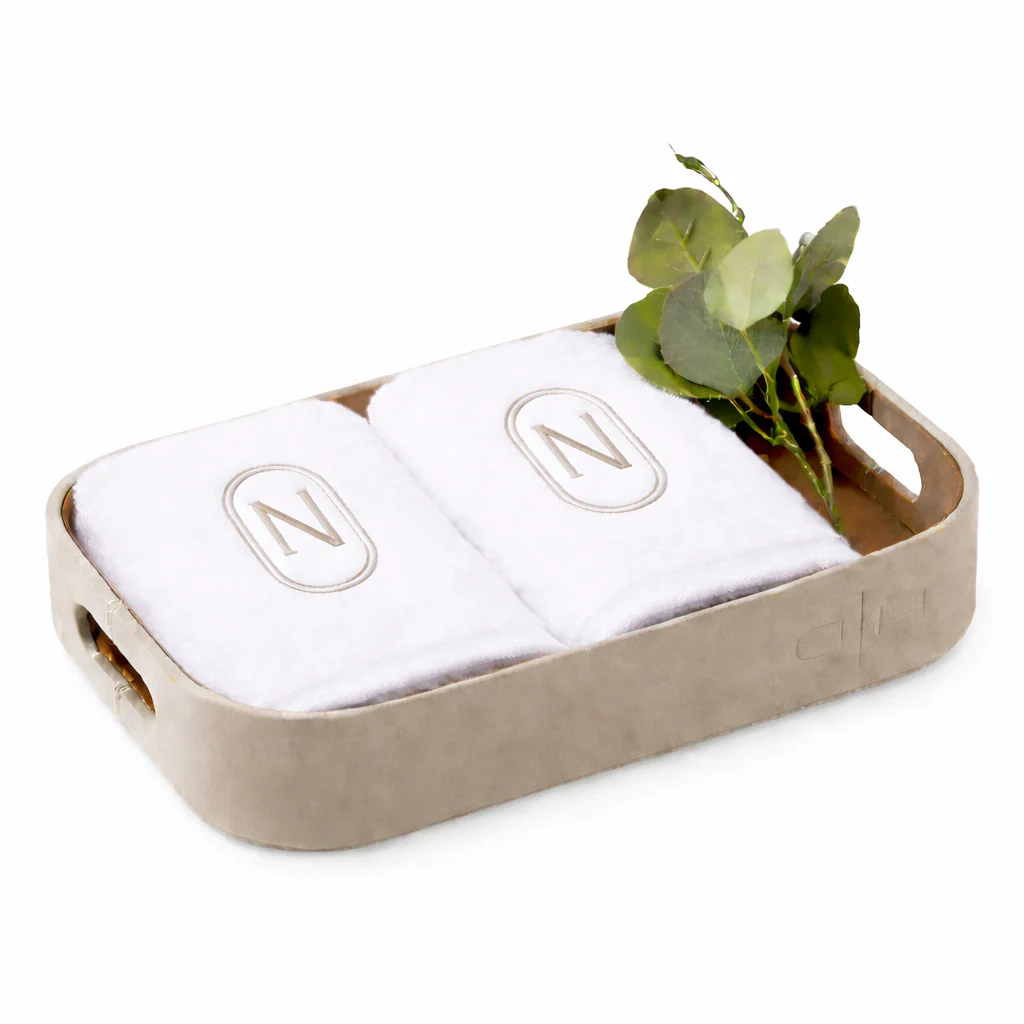 Suede Oval Monogram Gift Set - Image 18