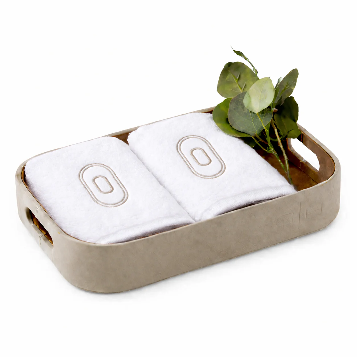 Suede Oval Monogram Gift Set - Image 19