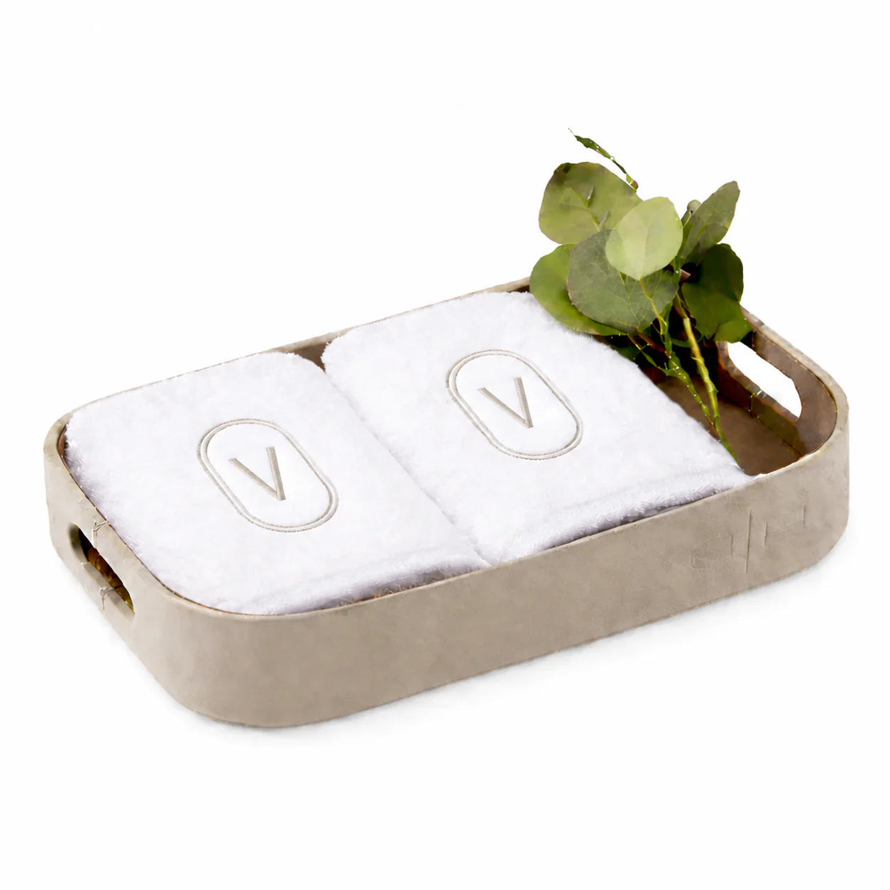 Suede Oval Monogram Gift Set - Image 28