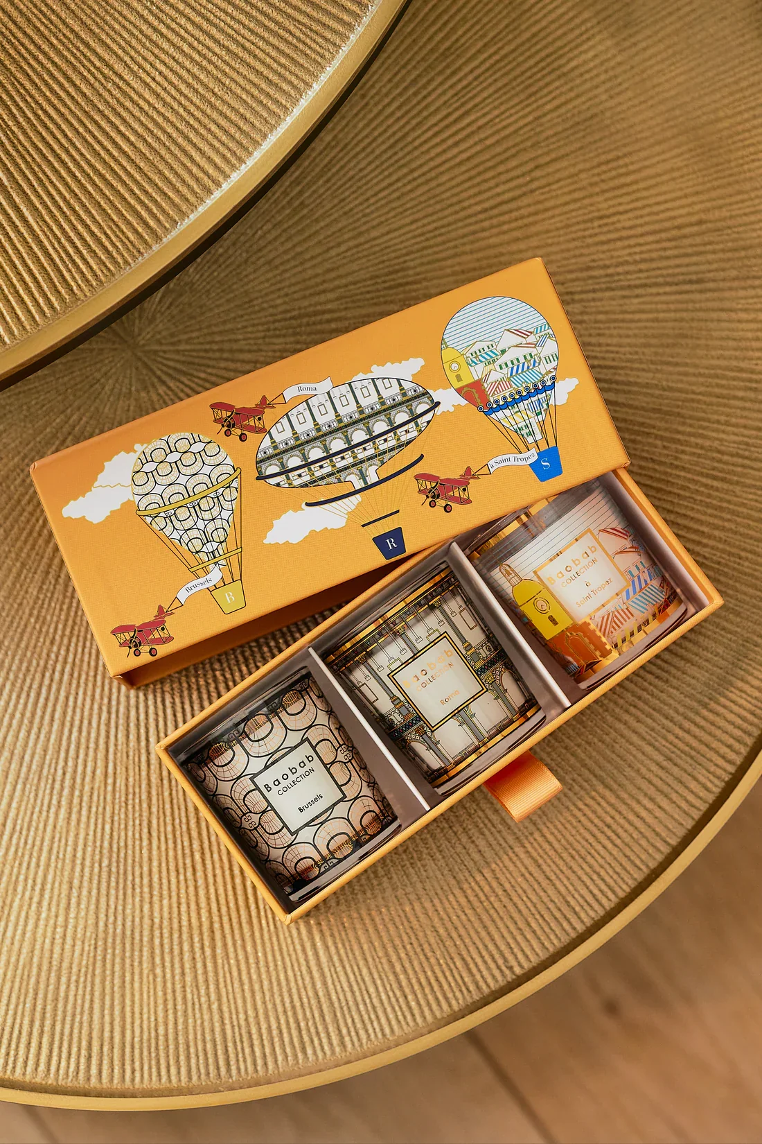 Trio Travel Candles Brussels-Roma-Saint Tropez - Image 2