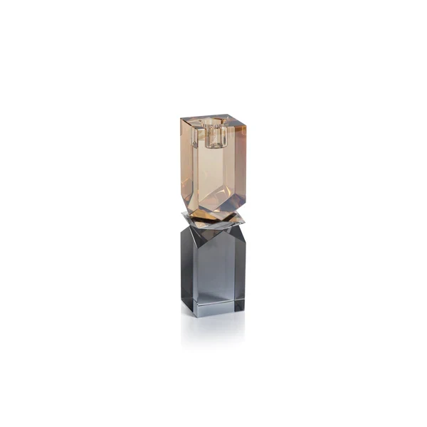 Two-Tone Crystal Candle Holder - Image 5
