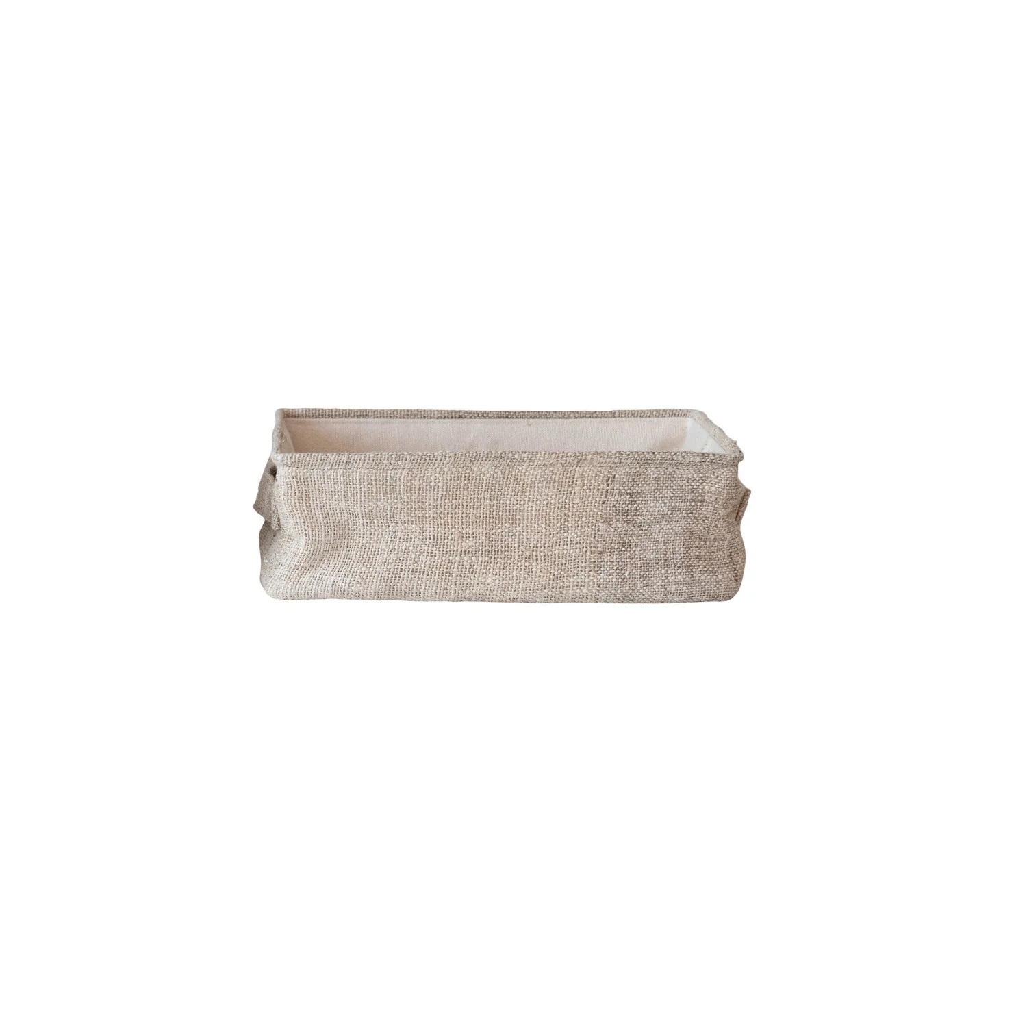 Woven Hemp Fiber & Wire Container - Image 3